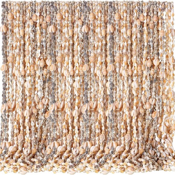 Hawaiian Shell Leis Bulk Sea Shell Nassa Necklaces for Beach Parties Summer - Picture 1 of 6